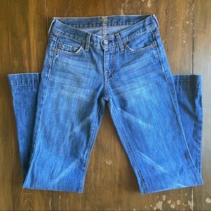 7 For All Mankind Dojo Flare Jeans Sz 25